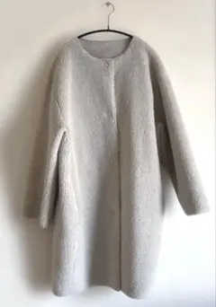 GALLARDAGALANTE ロングコート 水色 カシミヤ ウール アウター - メルカリ