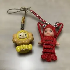 キュージョン　ミスタードーナツコラボ　ポンデライオン➕ご当地キューピーストラップ