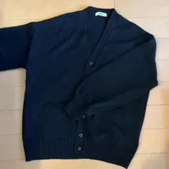 一度着用　WEGO ブラックVカーディガン　F