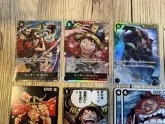 ワンピースカード 世界最強の戦士 黒デッキパーツ ルフィsr ロキsec