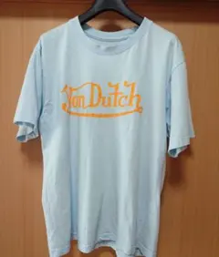 Von Dutch ボンダッチ 半袖Tシャツ Lサイズ ライトブルー Y2Kのサムネイル