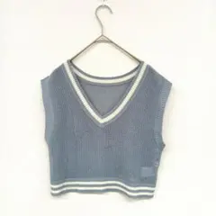 □GLOBALWORK　ライラック　 Vネック ベスト 130　キッズ