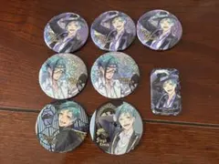 【8点セット】ツイステ フロイド 缶バッジ namco