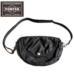 PORTER ポーター タンカー オーバル 半月 ブラック 黒 廃盤品 訳あり