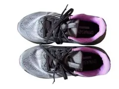 New Balance Dynasoft グレー/ピンク スニーカー