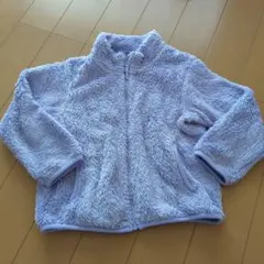 薄紫色　ユニクロフリースジャケット 120