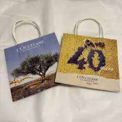 L'Occitane 紙袋 40周年記念 デザイン