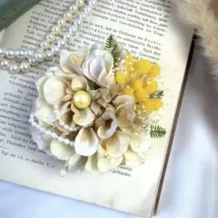 割引中！ダリアコサージュ♪02高級造花ダリア　入園式入学式卒園式卒業式に