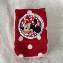 ミニーマウス マフラー 赤ドット