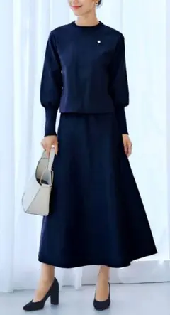 美品✨IEDIT 福田麻琴コラボ ニットセットアップ MP セレモニー対応