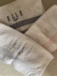 ELLE ハンドタオル3枚セット(中古品)