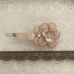 ALEXANDRE PARIS クリアフラワー ❁ ボールピン