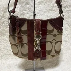 vintage coach Accessory Pouch mini bag - メルカリ
