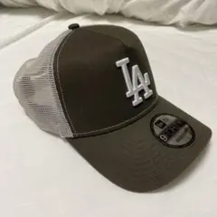 9FORTY ニューエラ ドジャース メッシュキャップ オリーブ