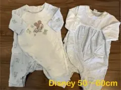 Disney*ディズニー*ロンパース*カバーオール*長袖*新生児*50〜60cm