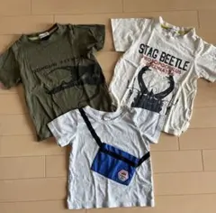 Tシャツ 3枚セット オリーブグリーン ホワイト グレーのサムネイル