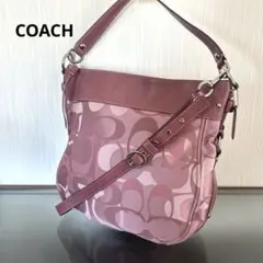 COACH Zoe Optic 2wayショルダーバッグ ピンク archive