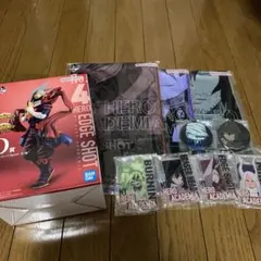 僕のヒーローアカデミア一番くじのエッジショットフィギュアとその他です