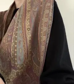 エトロ　ペイズリー柄ショール