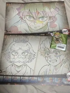 鬼滅の刃 クリスマスアクスタ・ランチョンマット 我妻善逸 桑島慈悟郎