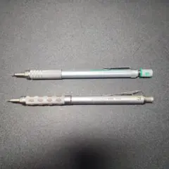 グラフギア1000、0.3mm　グラフギア500、0.4mm　ぺんてるシャーペン