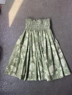 フラダンス用オリーブグリーンスカート