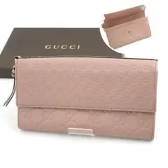 ✨未使用に近い✨　GUCCI 長財布　マイクロGGライン　インターロッキング