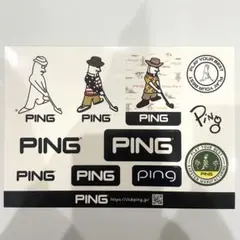 PING ゴルフ ステッカー　シールのサムネイル