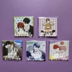 ②缶バッジ5 マスク男子は恋したくないのに プリズムチャンスくじ