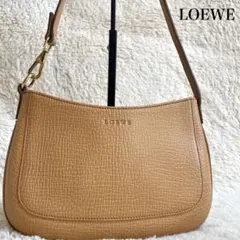 極美品 LOEWE ロエベ ミニ ロゴ ハンドバッグ アクセサリーポーチ レザー