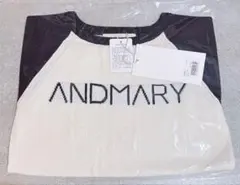 andmary Mary logo knit tops ivory