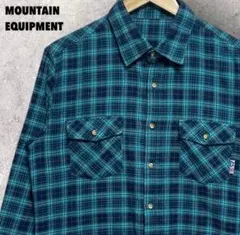 .MOUNTAIN EQUIPMENT オンブレ シャドー チェック シャツ