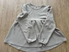 cocaエンボス加工カットソーブラウス　ベージュ　140