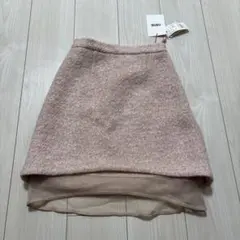 【新品未使用品】FUR FURミニスカート　ピンク