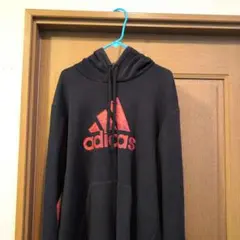 adidas プルオーバーパーカー ブラック レッドのサムネイル