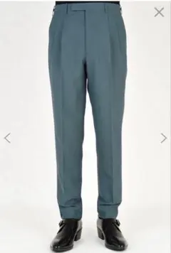 LAD MUSICIAN WOOL GABARDINE 2TUCK SLACKS