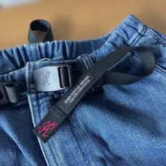 GRAMICCI デニムパンツ ウエストゴム ベルト付き