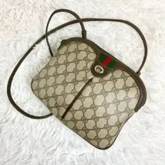 希少 レア オールドグッチ ショルダーバッグ シェリーライン ggスプリーム