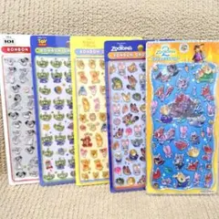 ボンボンドロップシール　ミニ　プチドロップステッカー　ディズニー　5種