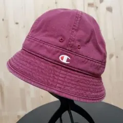 送料無料 Champion チャンピオン バケットハット バーガンディ