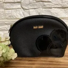 MARY QUANT 黒 デイジー柄ポーチ✳︎
