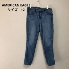 【AMERICAN EAGLE】デニムブルースリムフィットデニム　【12】