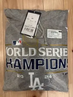 MLB ロサンゼルス・ドジャース フード付きスウェットシャツ L