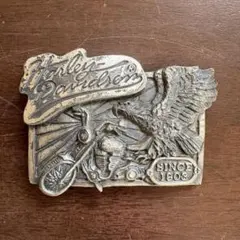 Harley Davidson バックル　ビンテージ　稀少品のサムネイル