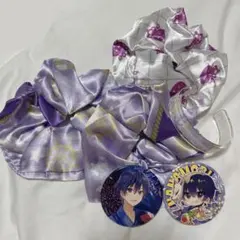 すとぷり ななもりくん 缶バッジ シュシュ アクリルバングル