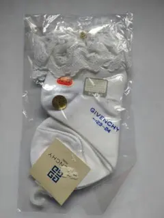 GIVENCHY ソックス　レース付き　ホワイト　23〜24cm