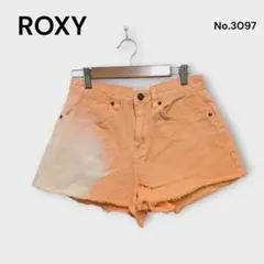 ROXY ショートパンツ オレンジ系 カットオフ