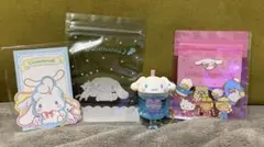 カラフルソーダキーホルダー2 シナモンロール　ステッカー・ジップバッグ