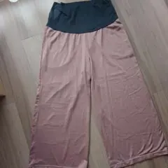 【即日発送】マタニティ ワイドパンツ Lサイズのサムネイル