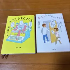 益田ミリ 文庫本2冊セット マリコ、うまくいくよ キュンとしちゃだめですか？